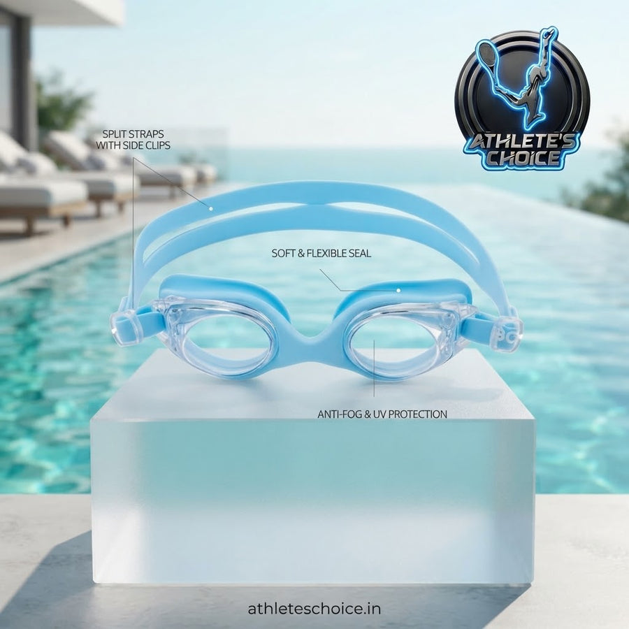 BOLDFIT Swim Glasses (Blue)