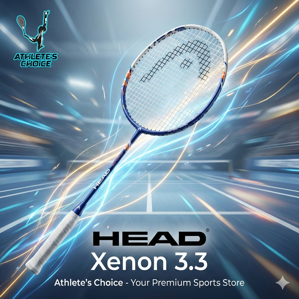 HEAD Xenon 3.3 Badminton Racket - Athlete’s Choice