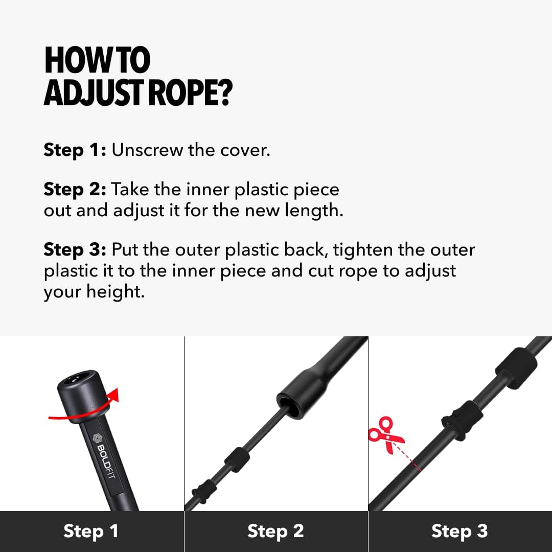 Boldfit Jump Ropes - Athlete’s Choice