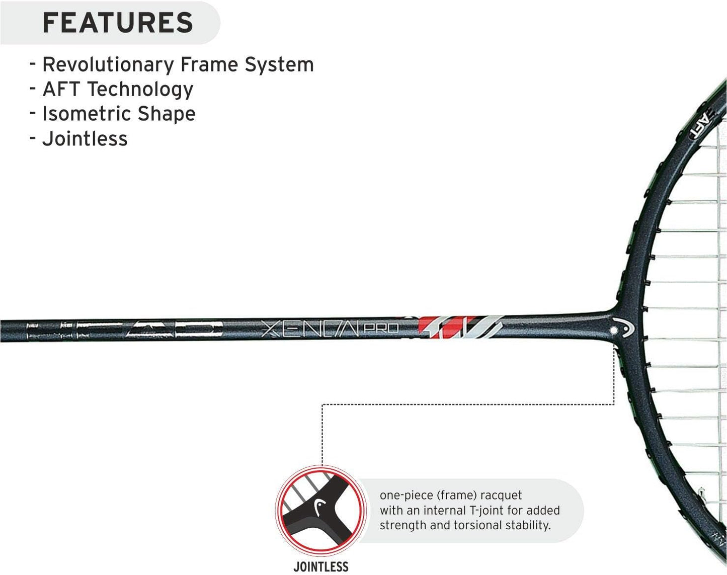HEAD Xenon Pro Badminton Racket - Athlete’s Choice