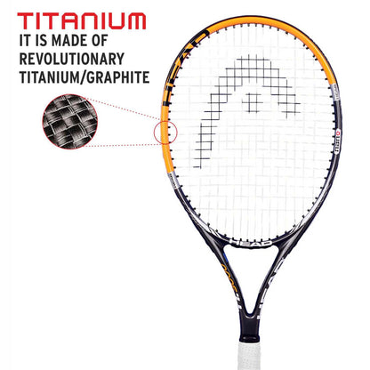 HEAD Titanium 3000 Tennis Racket (Strung) - Athlete’s Choice
