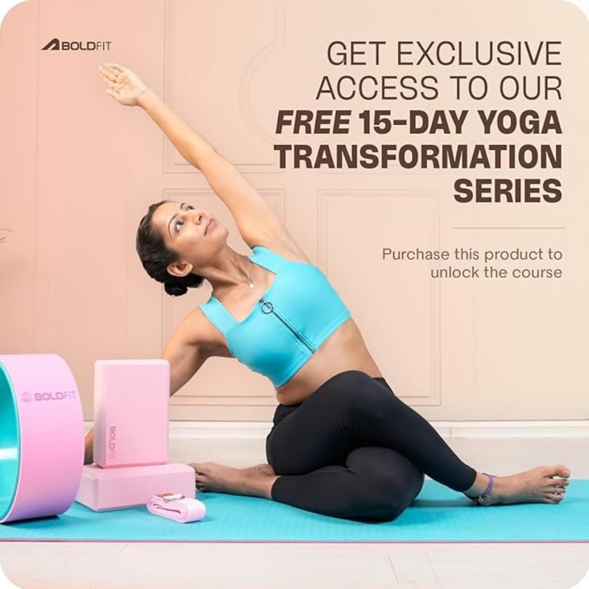 BOLDFIT 8mm Yoga Mat - Athlete’s Choice