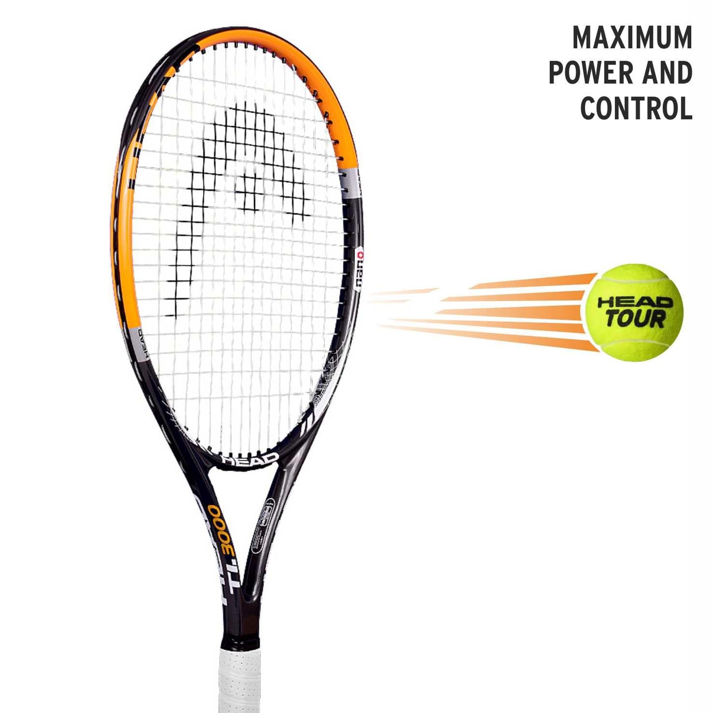 HEAD Titanium 3000 Tennis Racket (Strung) - Athlete’s Choice