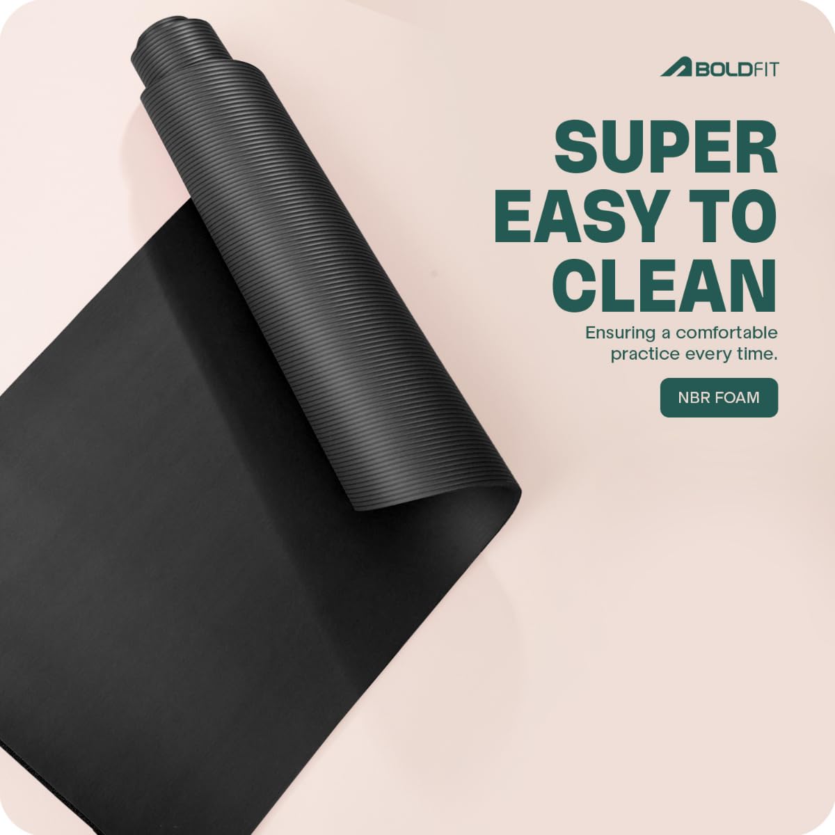 BOLDFIT 10mm Yoga Mat - Athlete’s Choice