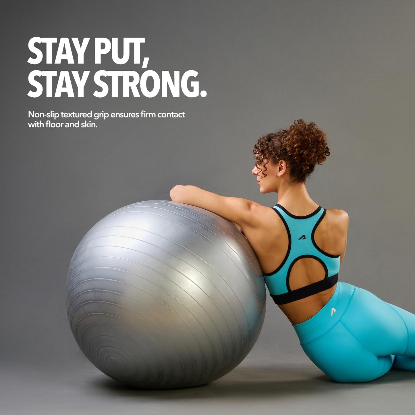 Boldfit 75cm Gym Ball - Athlete’s Choice