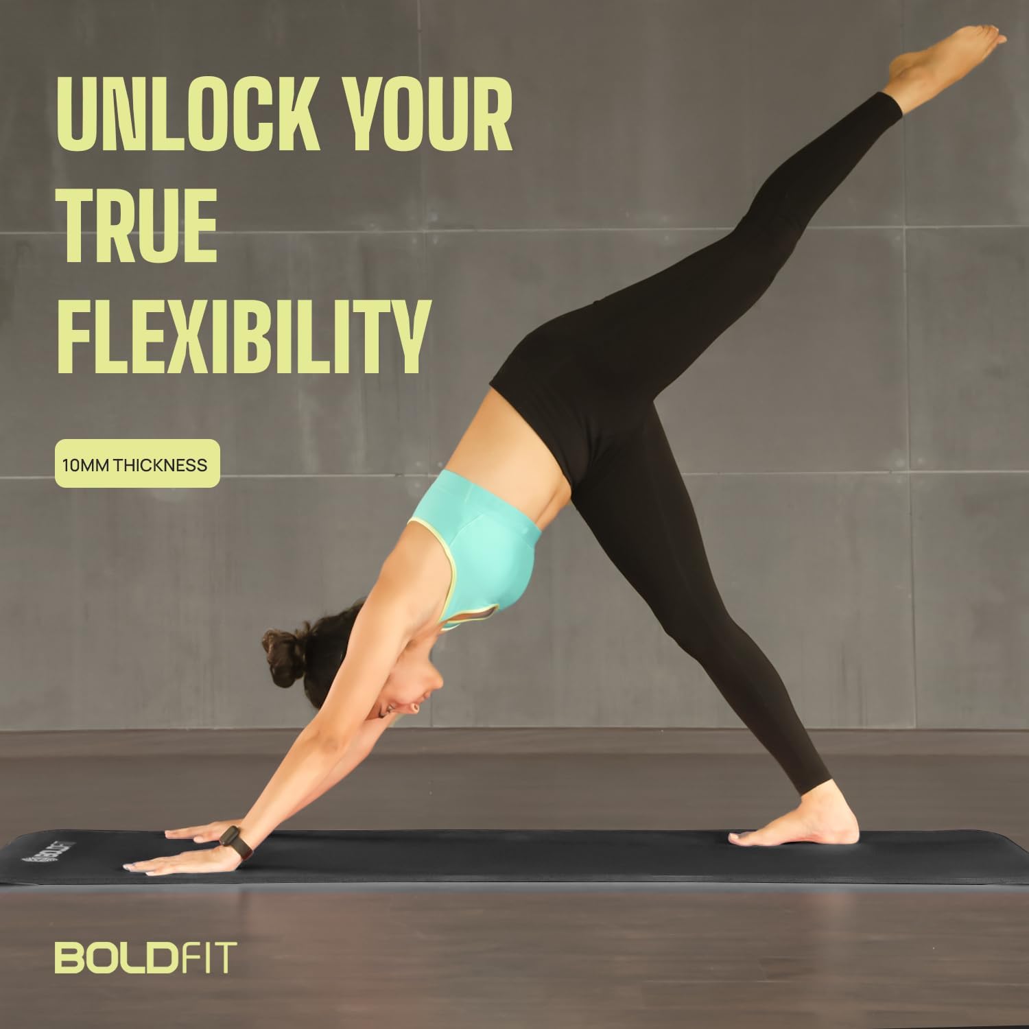BOLDFIT 8mm Yoga Mat - Athlete’s Choice