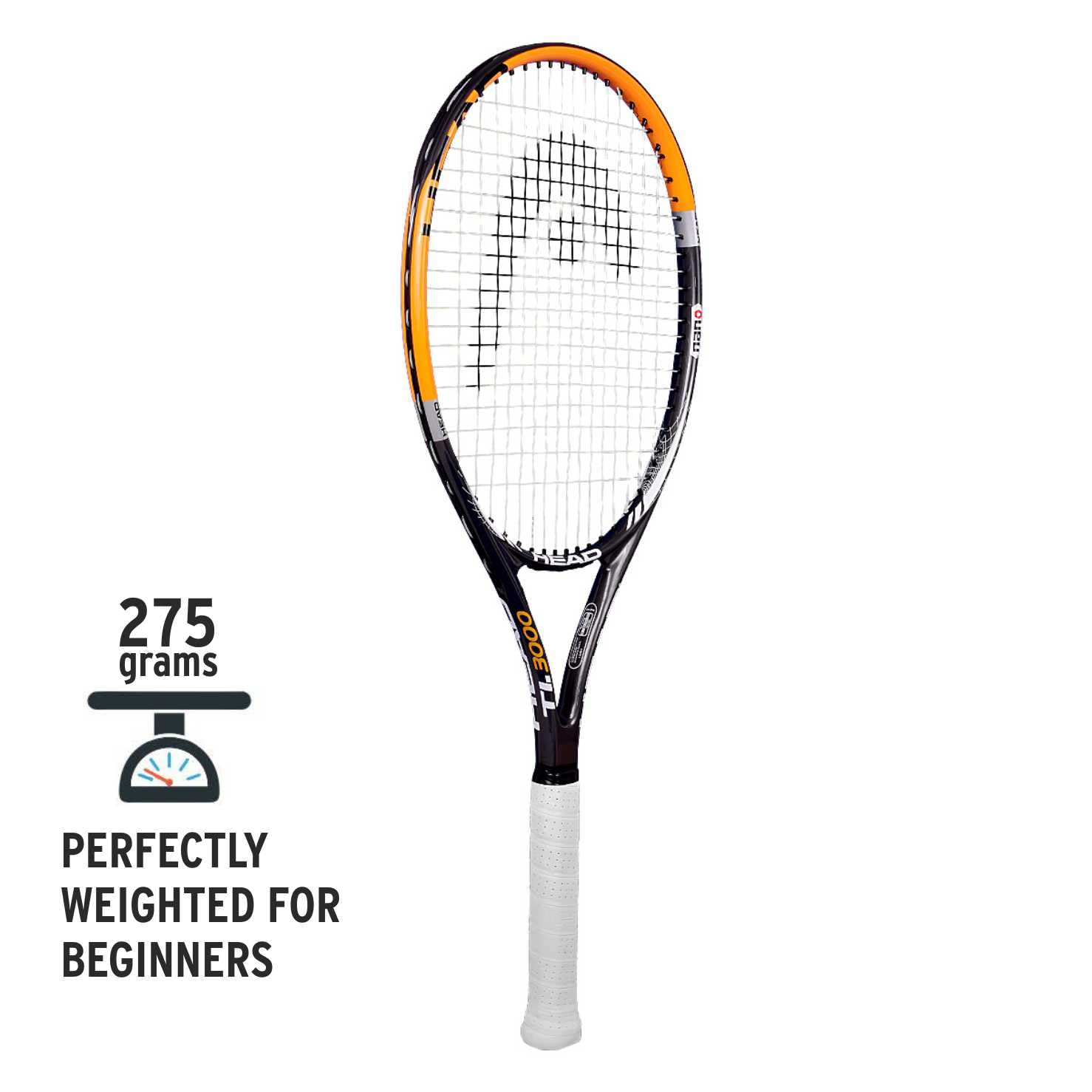 HEAD Titanium 3000 Tennis Racket (Strung) - Athlete’s Choice