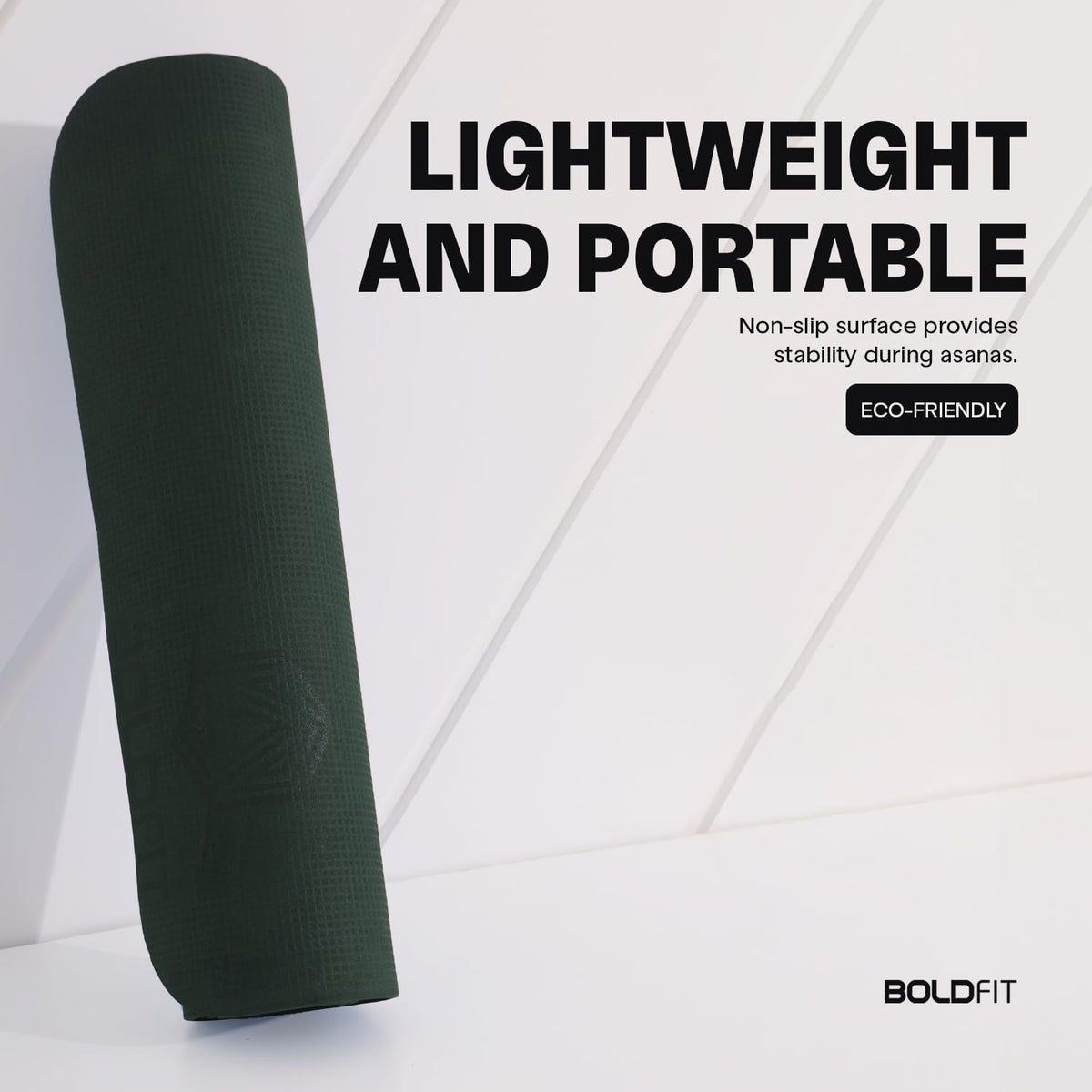 BOLDFIT 4mm Yoga Mat - Athlete’s Choice