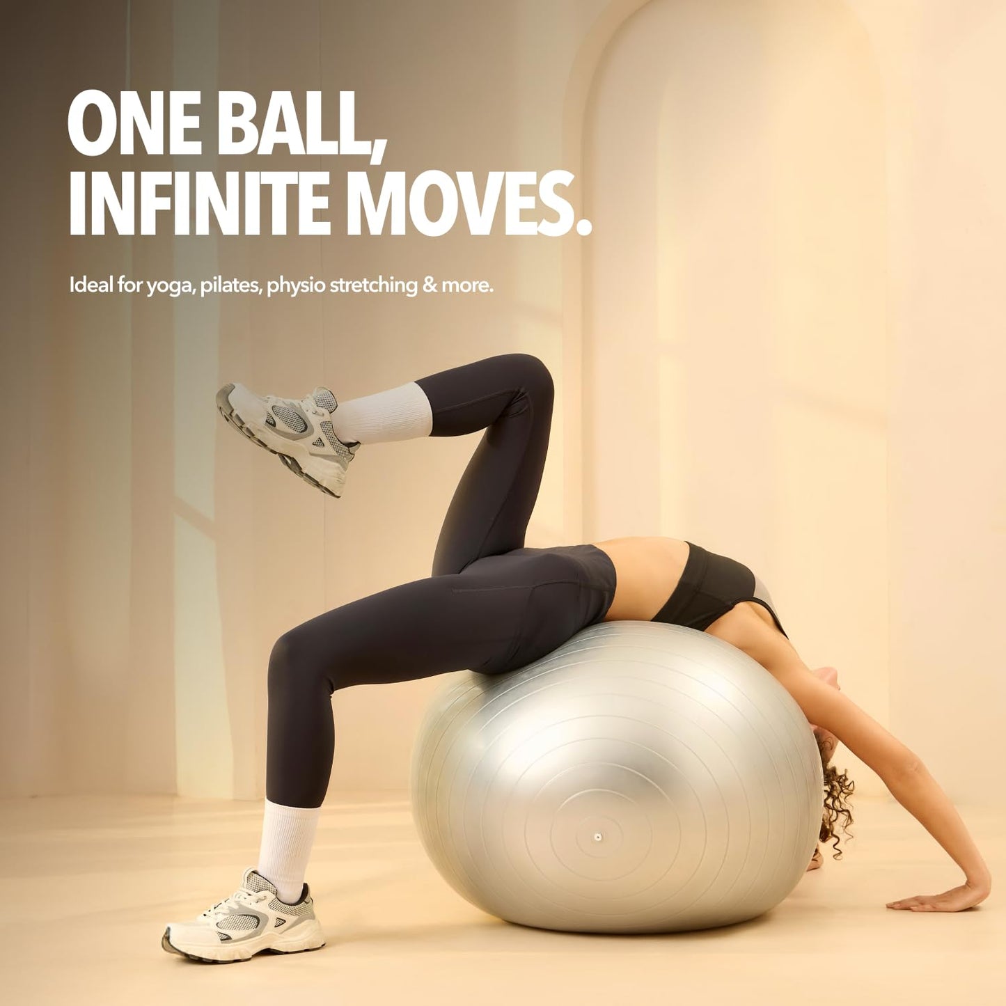 Boldfit 75cm Gym Ball - Athlete’s Choice