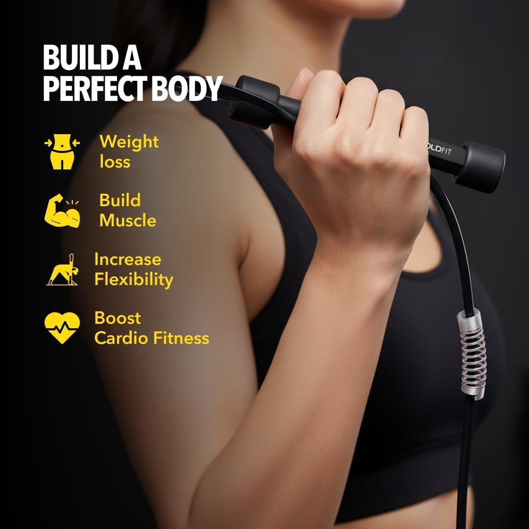Boldfit Jump Ropes - Athlete’s Choice