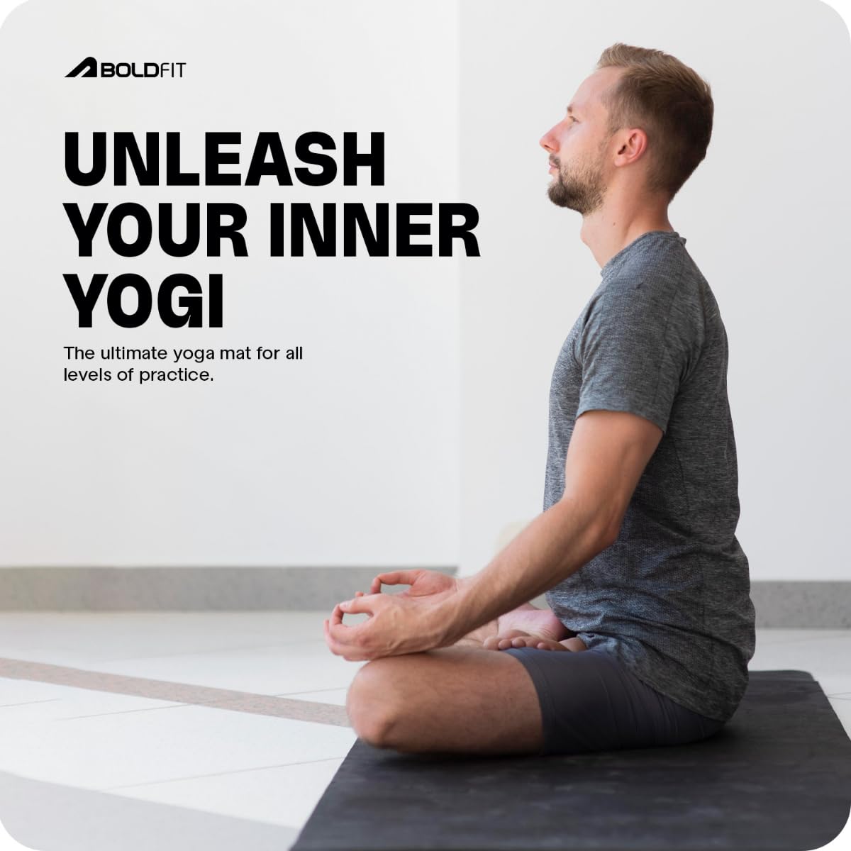 BOLDFIT 8mm Yoga Mat - Athlete’s Choice