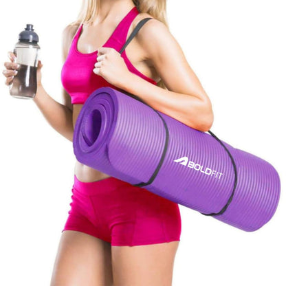 BOLDFIT 10mm Yoga Mat - Athlete’s Choice