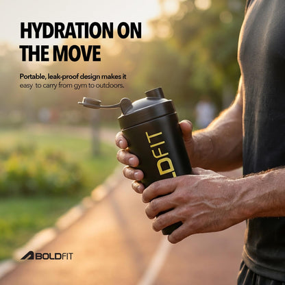 Boldfit Steel Shaker - Athlete’s Choice