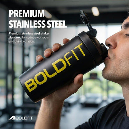 Boldfit Steel Shaker - Athlete’s Choice