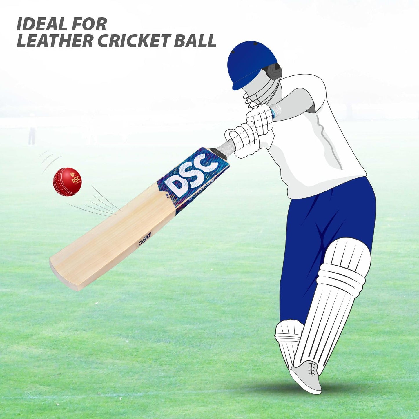 DSC Blu 99 Kashmir Willow Bat - Athlete’s Choice