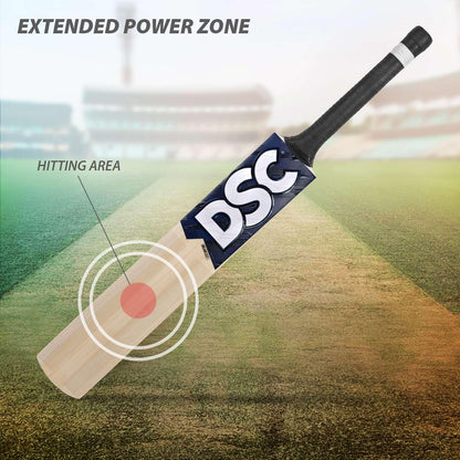 DSC Blak 22 Kashmir Willow Cricket Bat - Athlete’s Choice