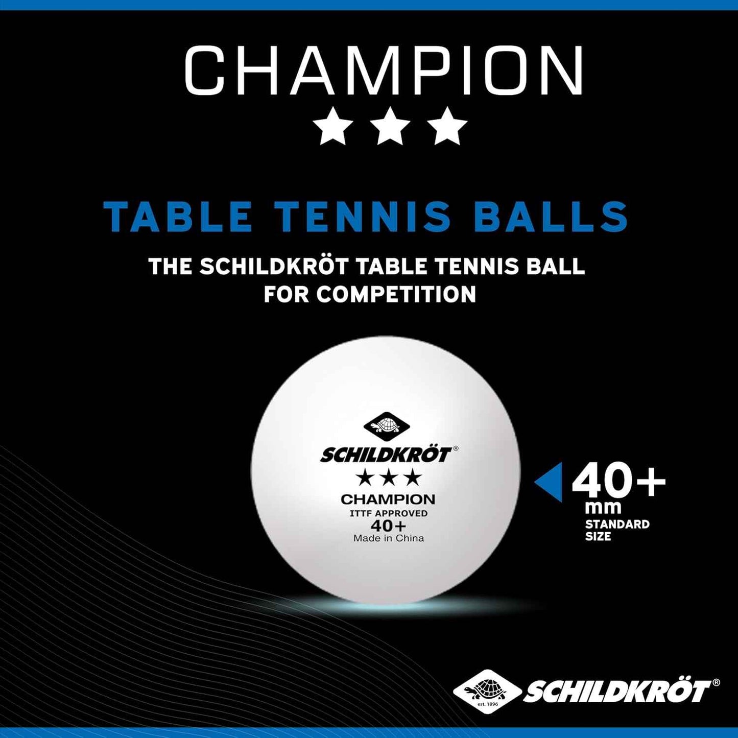 Schildkrot Champion TT Balls