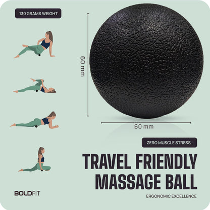 Boldfit Lacrosse Massage Ball - Athlete’s Choice