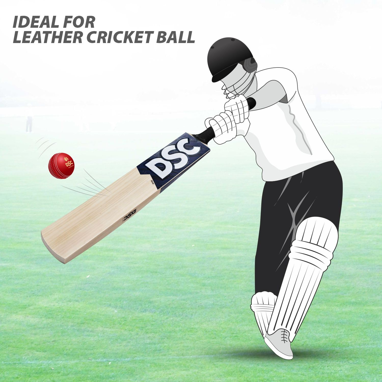 DSC Blak 88 Kashmir Willow Bat - Athlete’s Choice