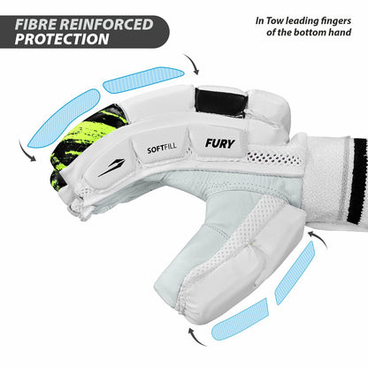 DSC Fury Batting Gloves - Athlete’s Choice
