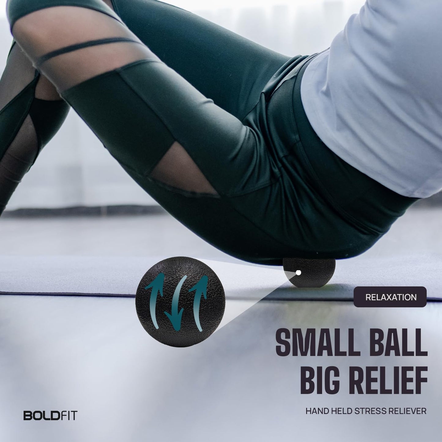 Boldfit Lacrosse Massage Ball - Athlete’s Choice