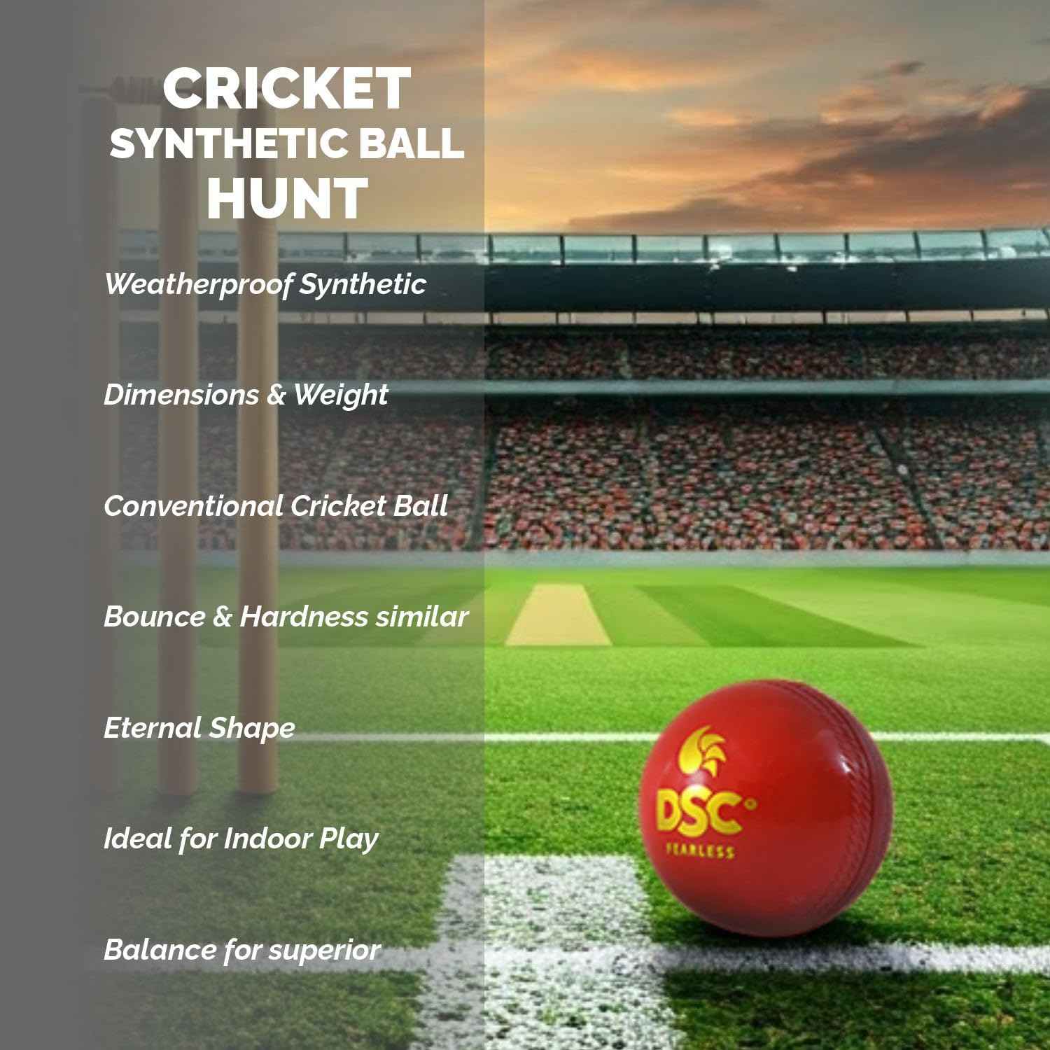 DSC Hunt Synthetic Ball