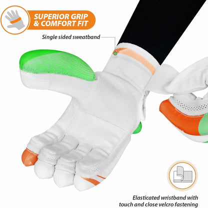 DSC Ruffle Batting Gloves - Athlete’s Choice