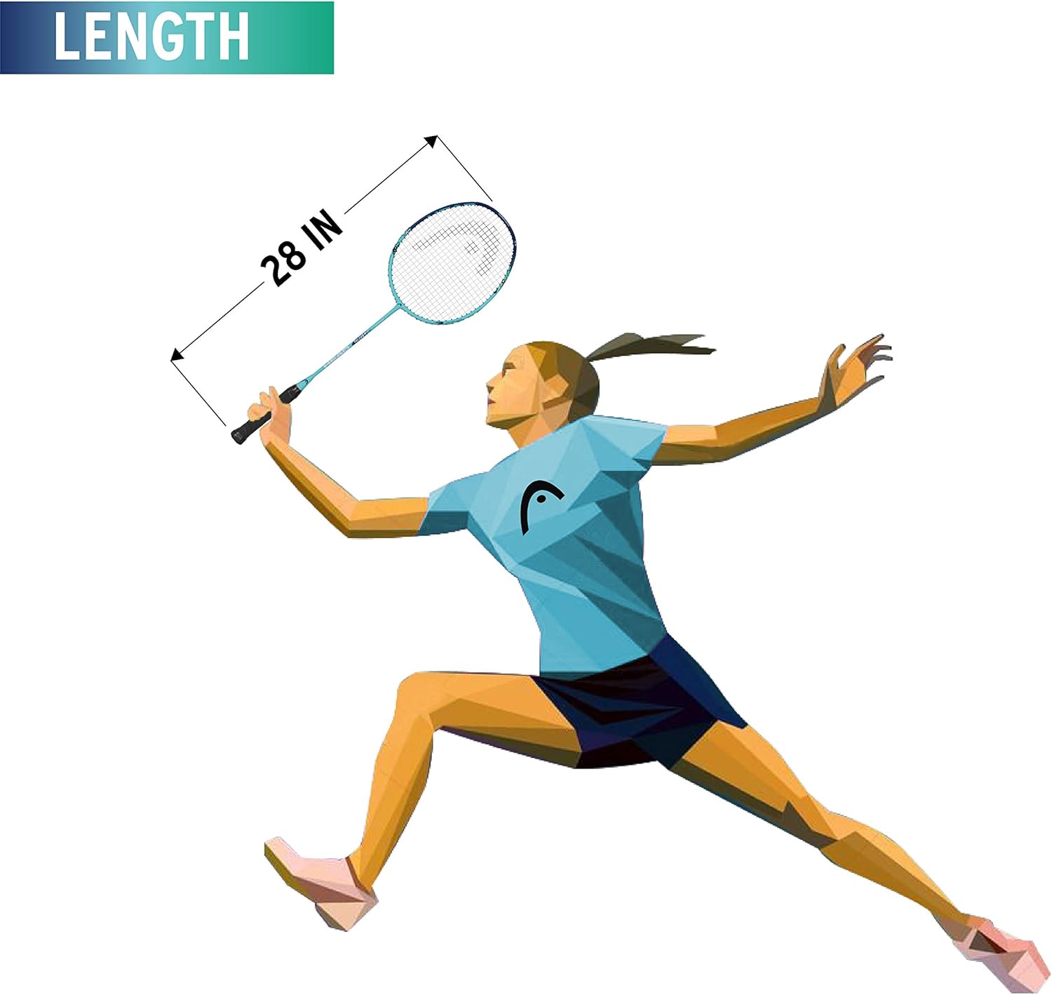 HEAD Falcon Attack Badminton Racket - Athlete’s Choice