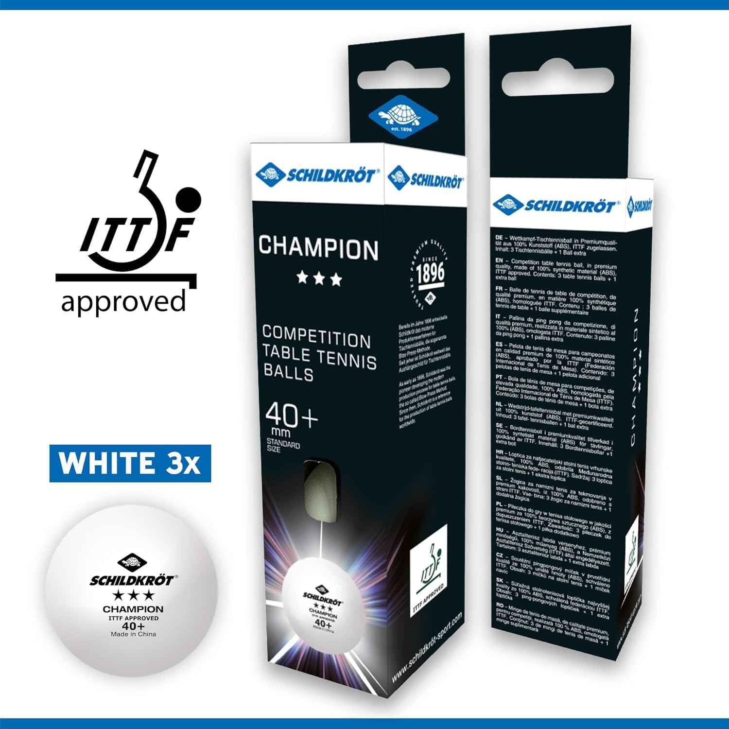 Schildkrot Champion TT Balls