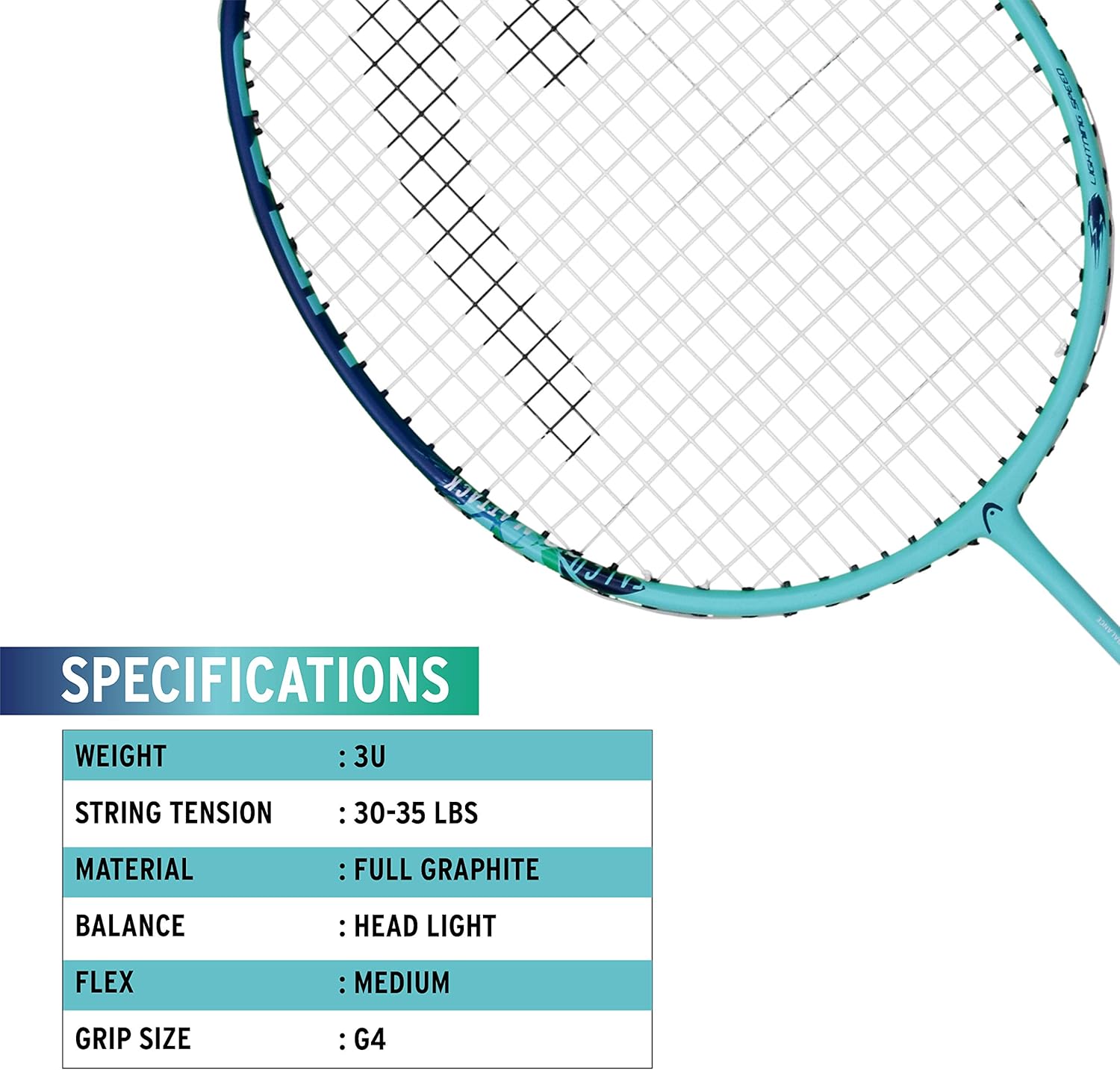 HEAD Falcon Attack Badminton Racket - Athlete’s Choice