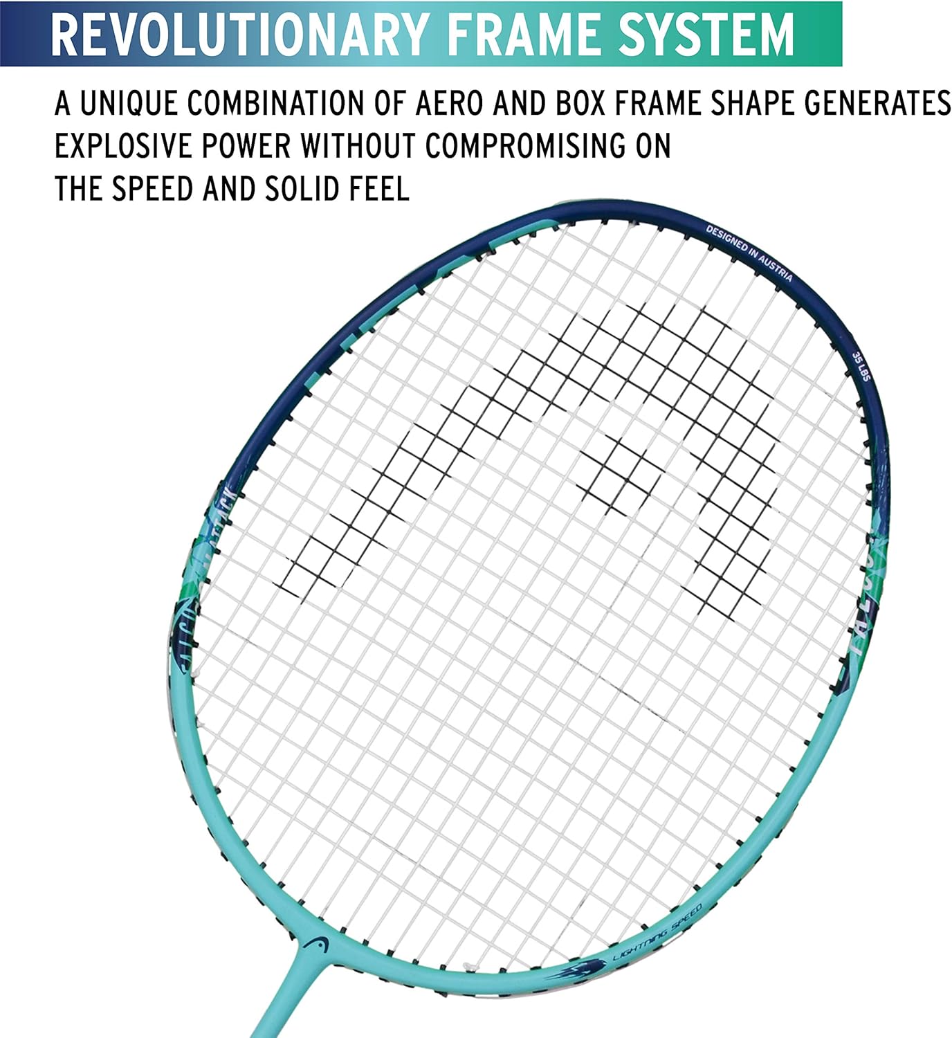 HEAD Falcon Attack Badminton Racket - Athlete’s Choice