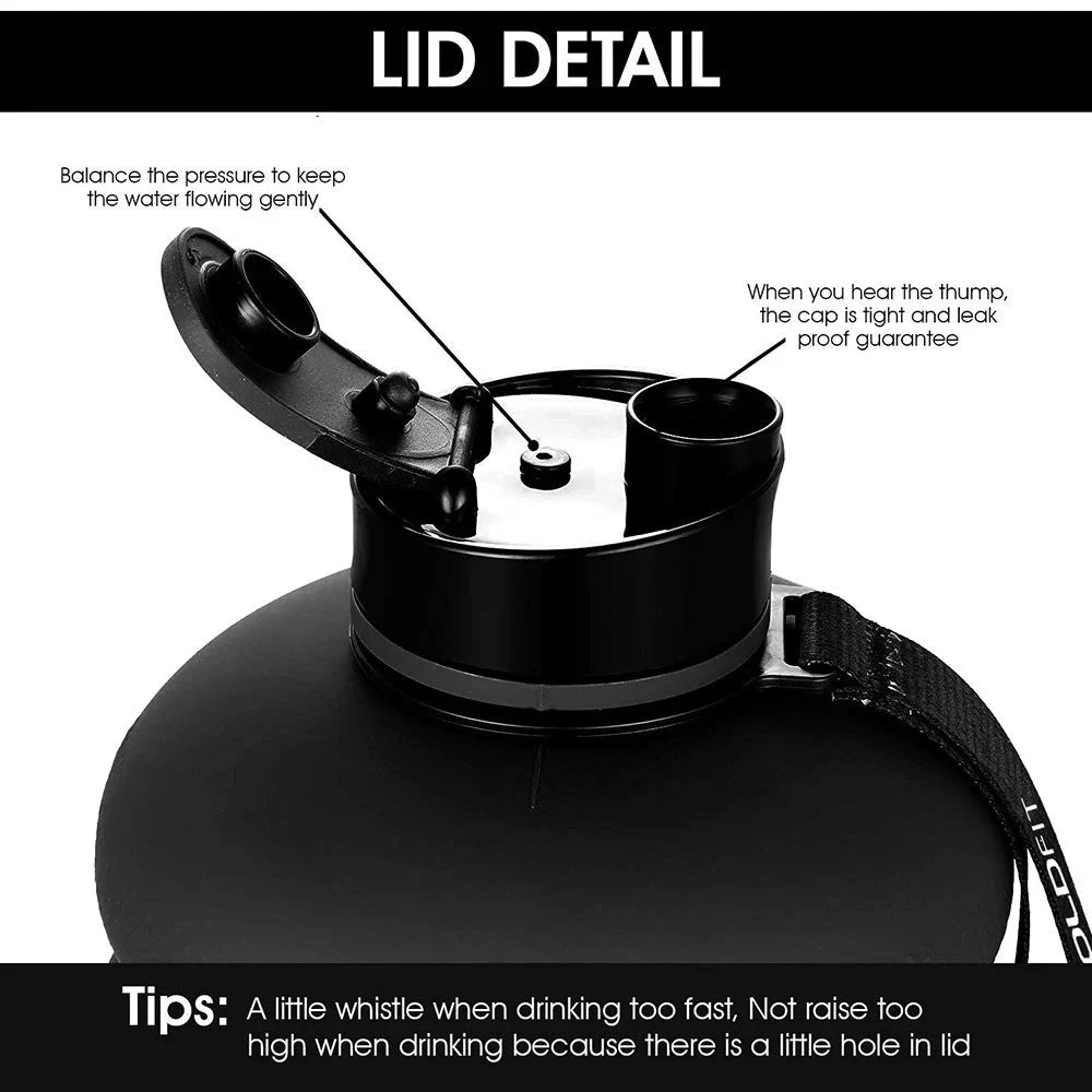 Boldfit 2.2L Gallon Bottle - Athlete’s Choice