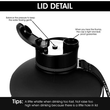 Boldfit 2.2L Gallon Bottle - Athlete’s Choice