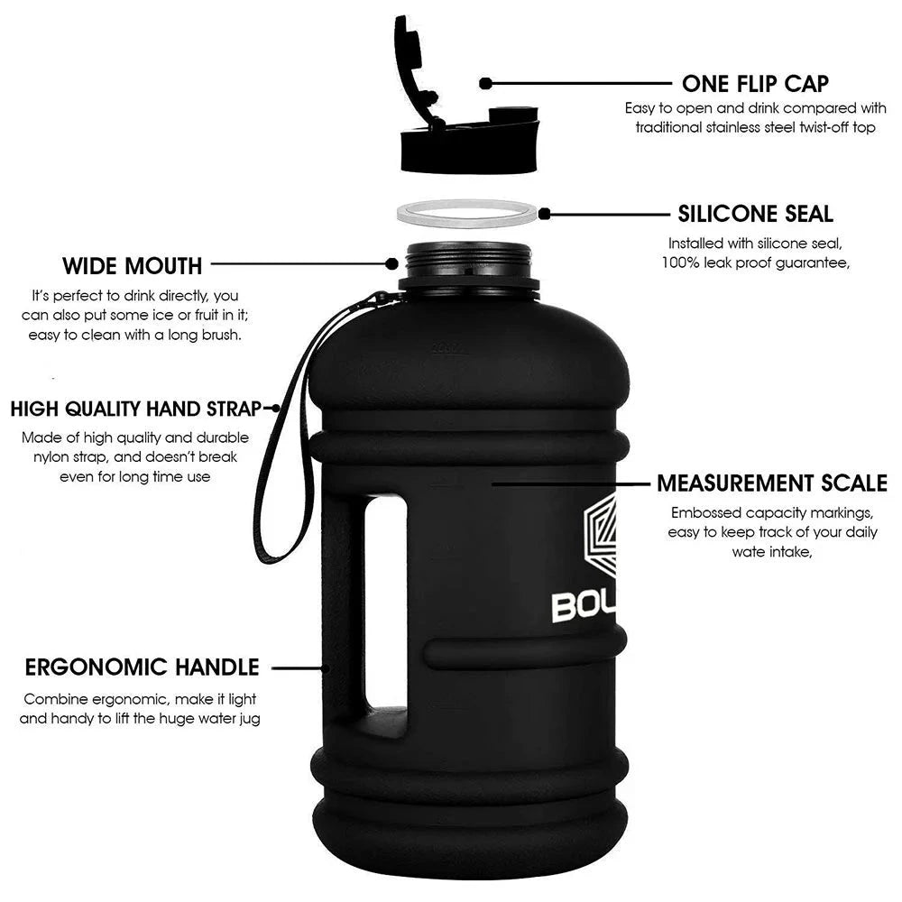 Boldfit 2.2L Gallon Bottle - Athlete’s Choice