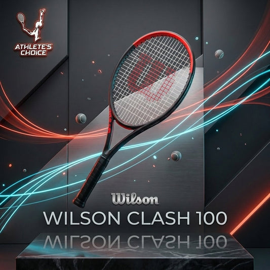 WILSON Clash 100 Tennis Racket (Unstrung) - Athlete’s Choice