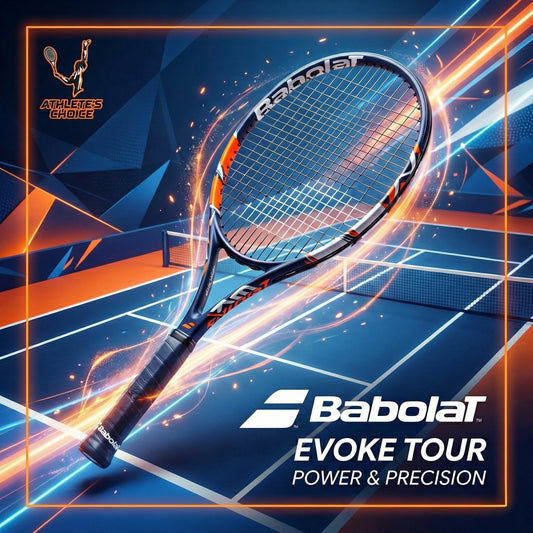 BABOLAT Evoke Tour Tennis Racket (Strung) - Athlete’s Choice