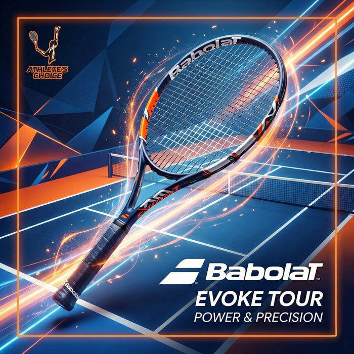 BABOLAT Evoke Tour Tennis Racket (Strung) - Athlete’s Choice