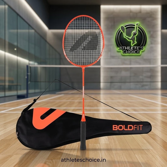 BOLDFIT Badminton Racket (Orange)