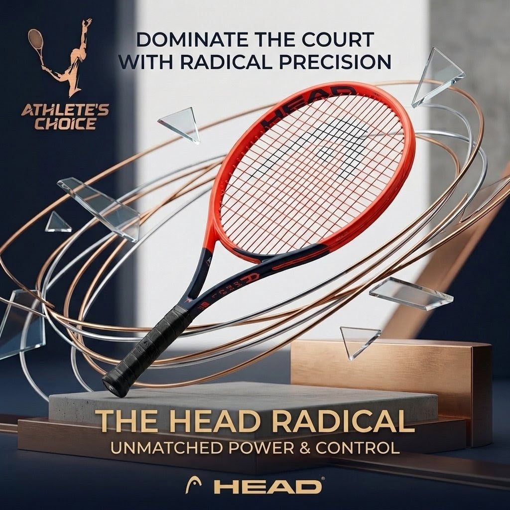 HEAD Radical Tennis Racket (Unstrung) - Athlete’s Choice