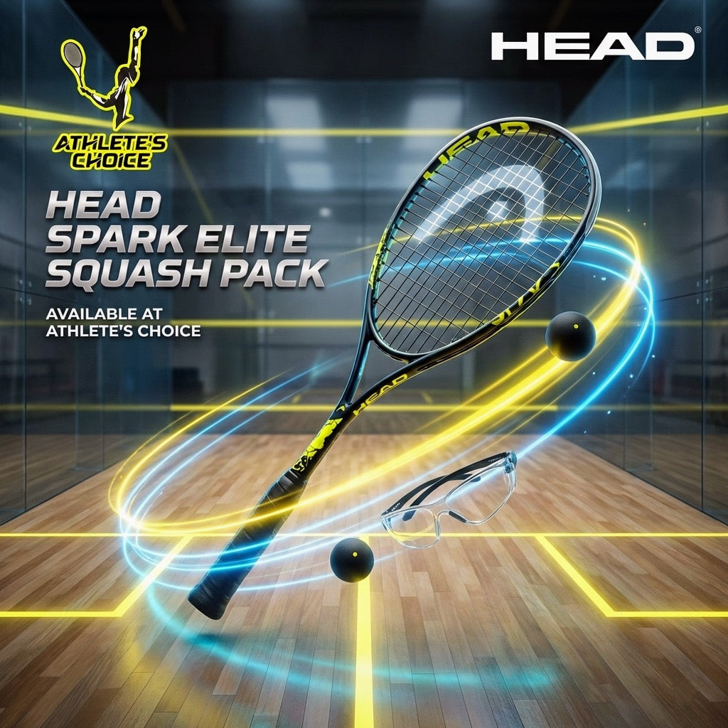 HEAD Spark Elite Squash Pack - Athlete’s Choice