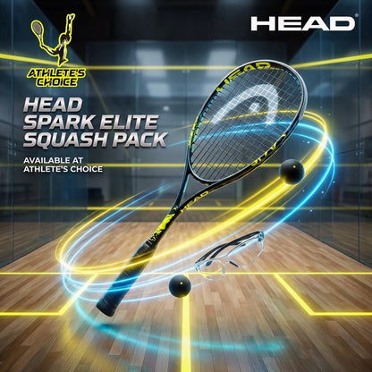 HEAD Spark Elite Squash Pack - Athlete’s Choice