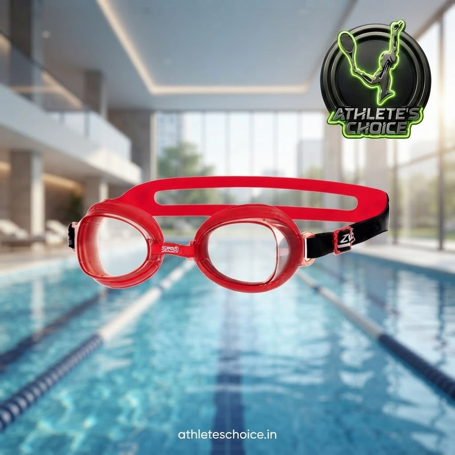 ZOGGS Otter Swim Glasses (Red)