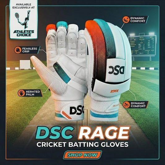 DSC Rage Batting Gloves - Athlete’s Choice