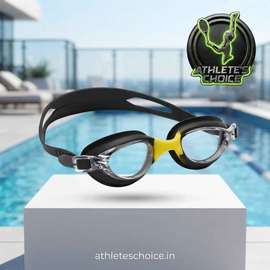 BOLDFIT Swim Glasses (Yellow / Black)