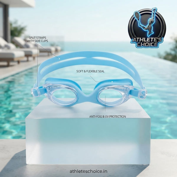 BOLDFIT Swim Glasses (Blue)