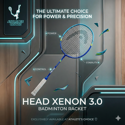 HEAD Xenon 3.0 Badminton Racket - Athlete’s Choice