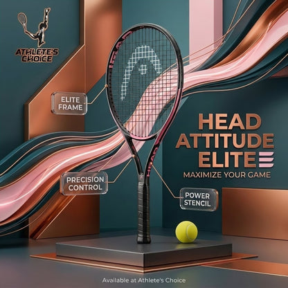 HEAD Attitude Elite Tennis Racket (Strung) - Athlete’s Choice