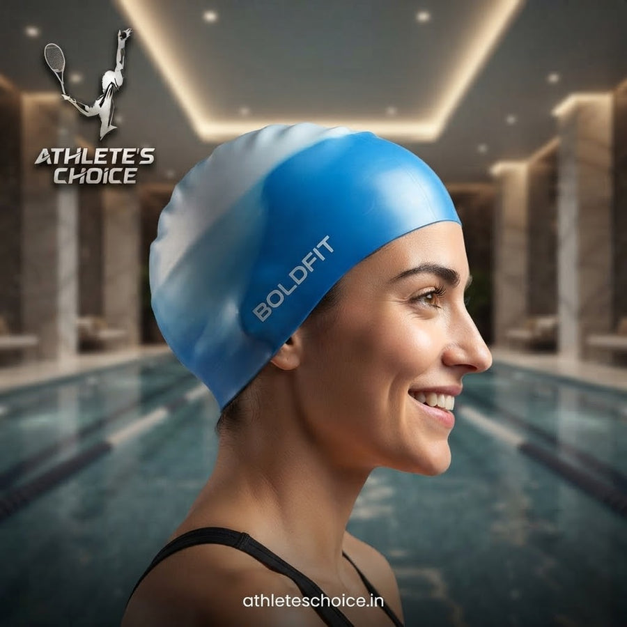 BOLDFIT Swim Cap (Blue)