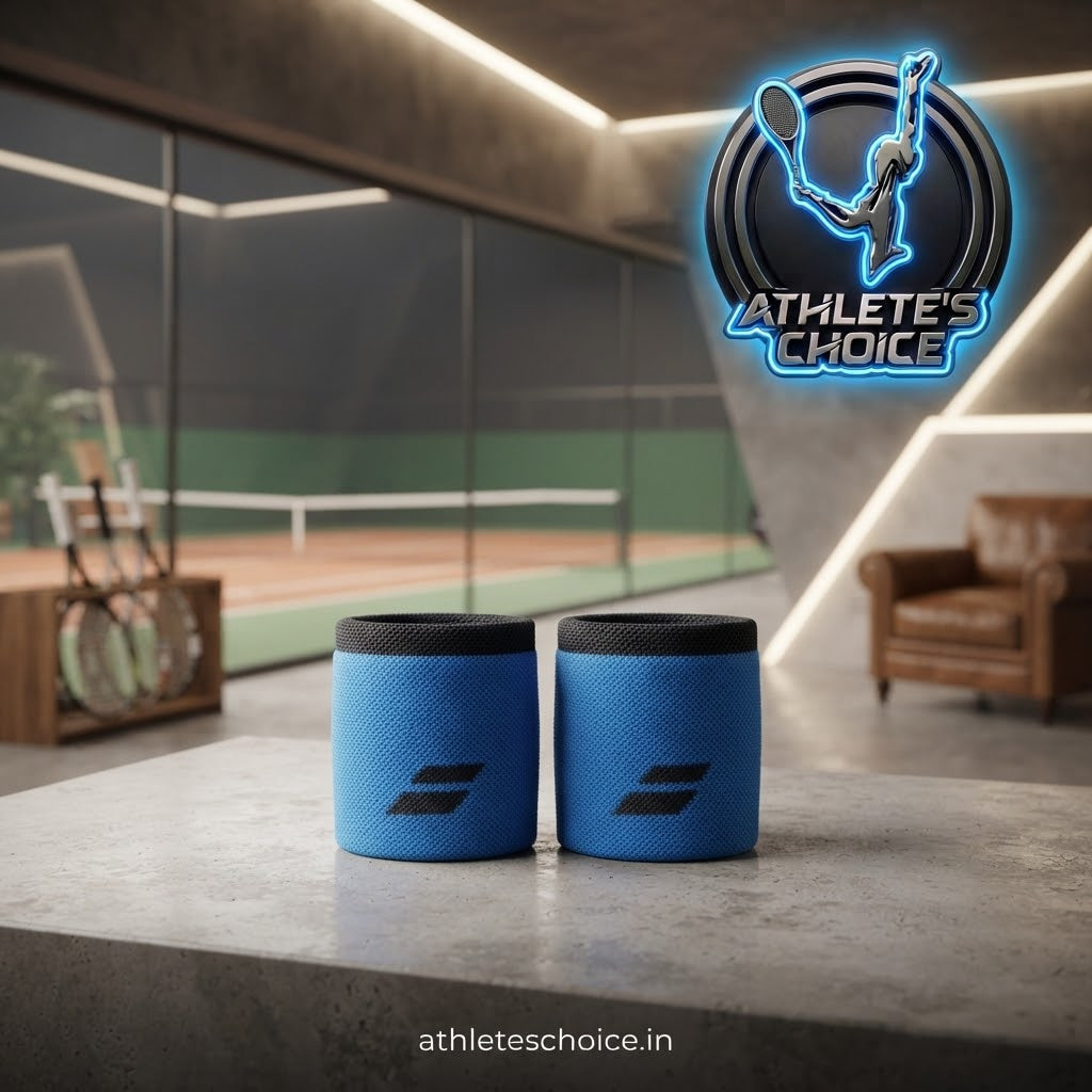 BABOLAT Wristband (2PK - Blue / Black)
