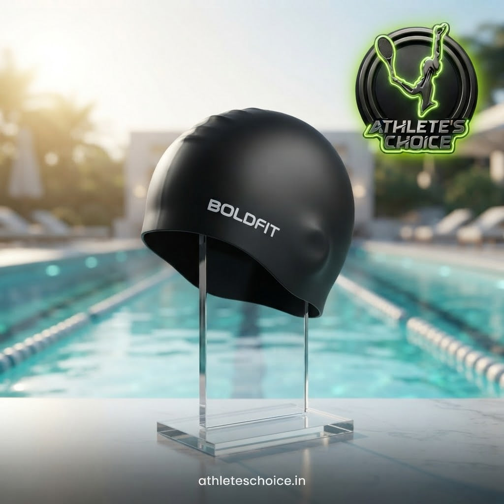 BOLDFIT Swim Cap (Black)